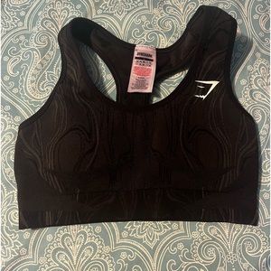Black small Gymshark sports bra